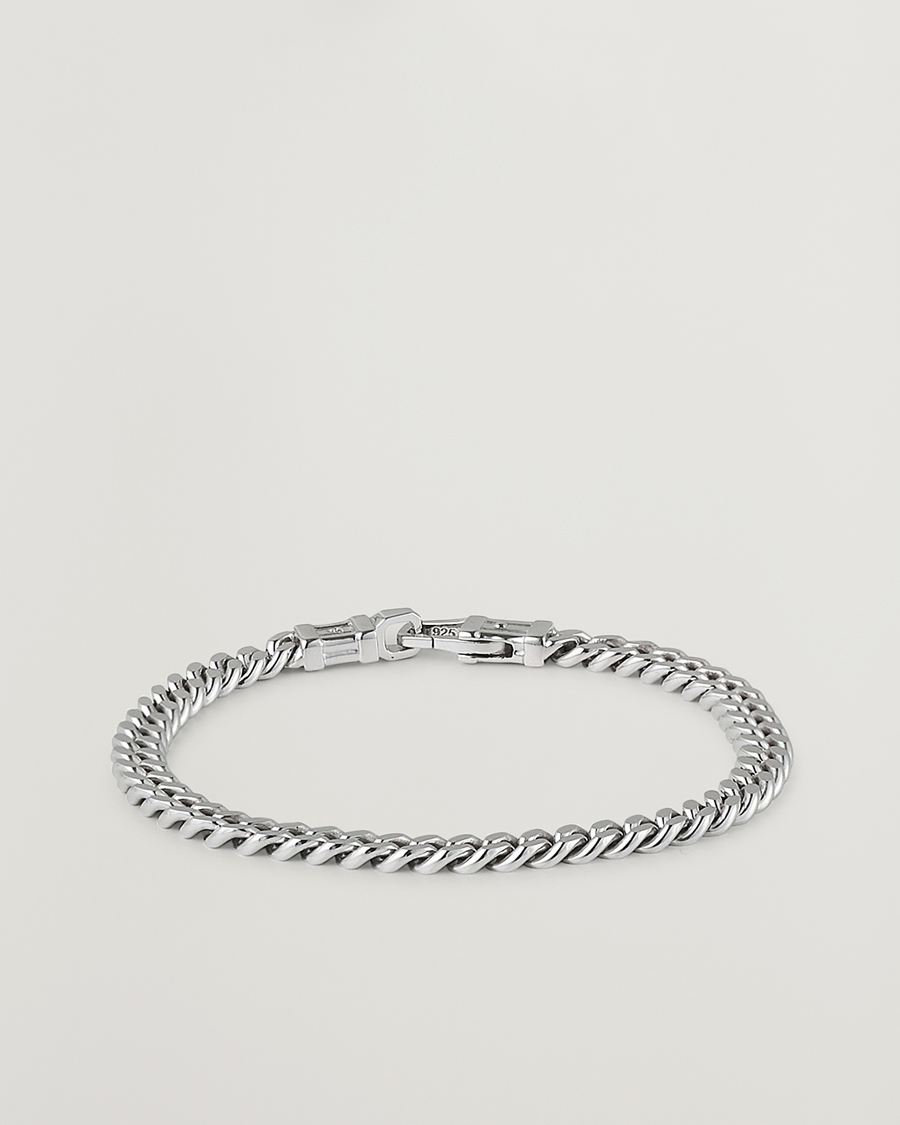 Homme | Bijoux | Tom Wood | Curb Bracelet L Silver