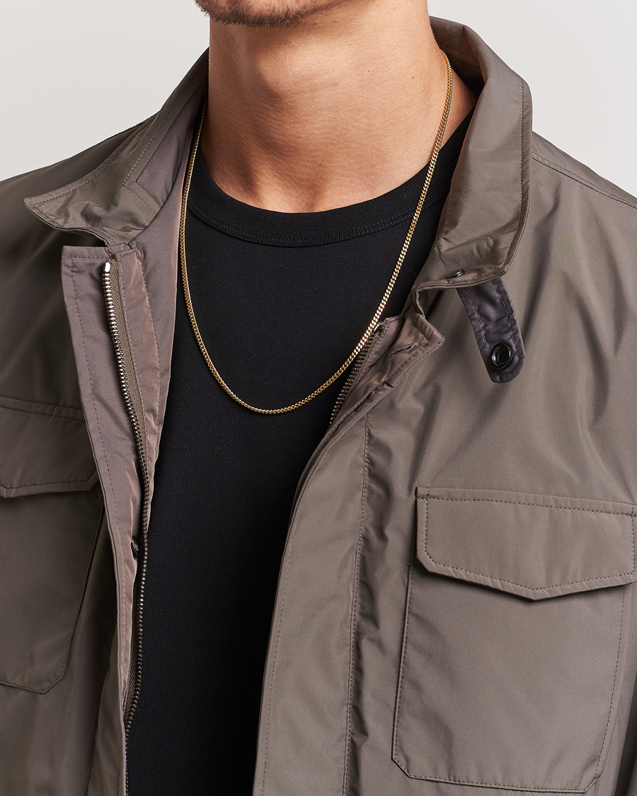 Homme |  | Tom Wood | Curb Chain M Necklace Gold