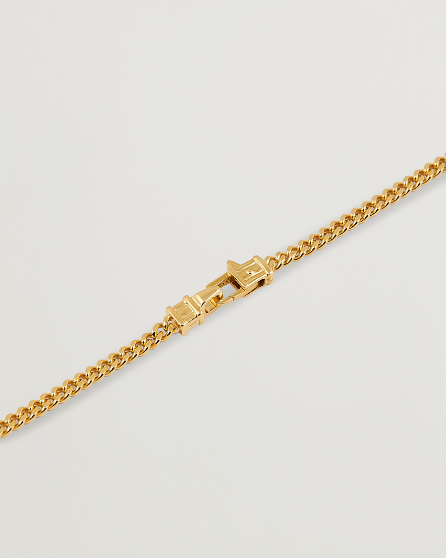 Homme | Bijoux | Tom Wood | Curb Chain M Necklace Gold