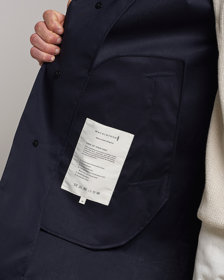 Homme | Manteaux Et Vestes | Mackintosh | Cambridge Car Coat Navy