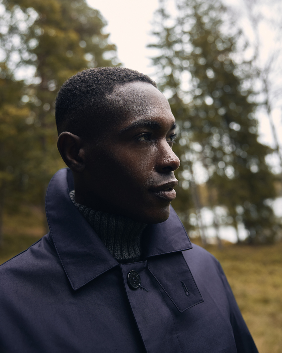 Homme | Manteaux Et Vestes | Mackintosh | Cambridge Car Coat Navy