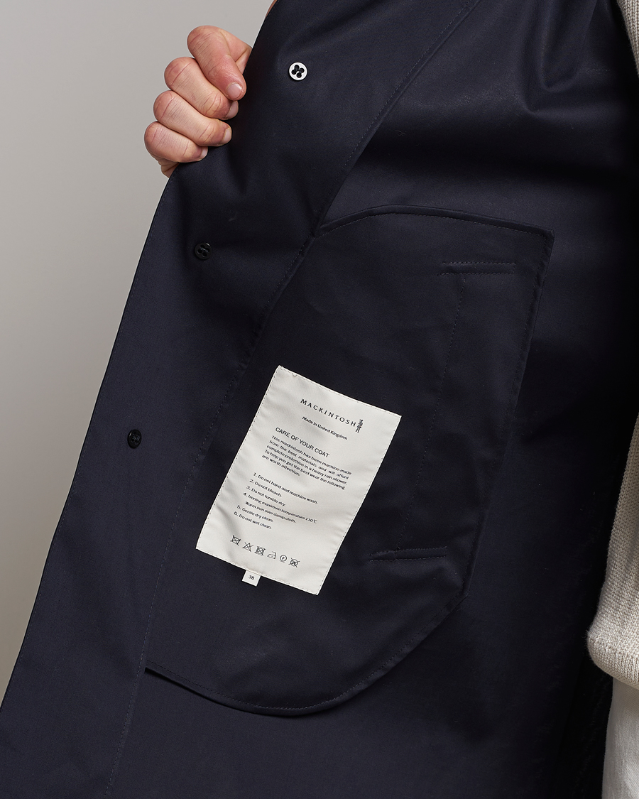 Homme | Manteaux Et Vestes | Mackintosh | Manchester Car Coat Navy