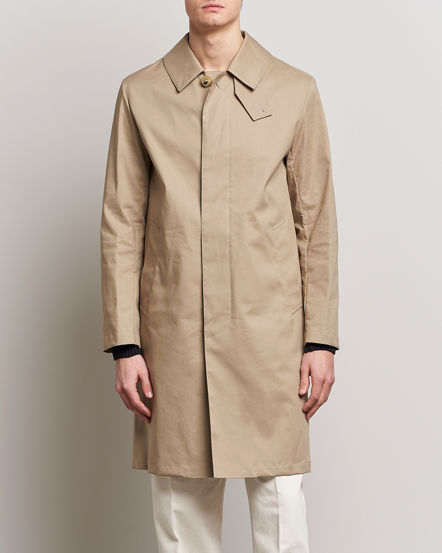 Homme | Formal Wear | Mackintosh | Manchester Car Coat Fawn