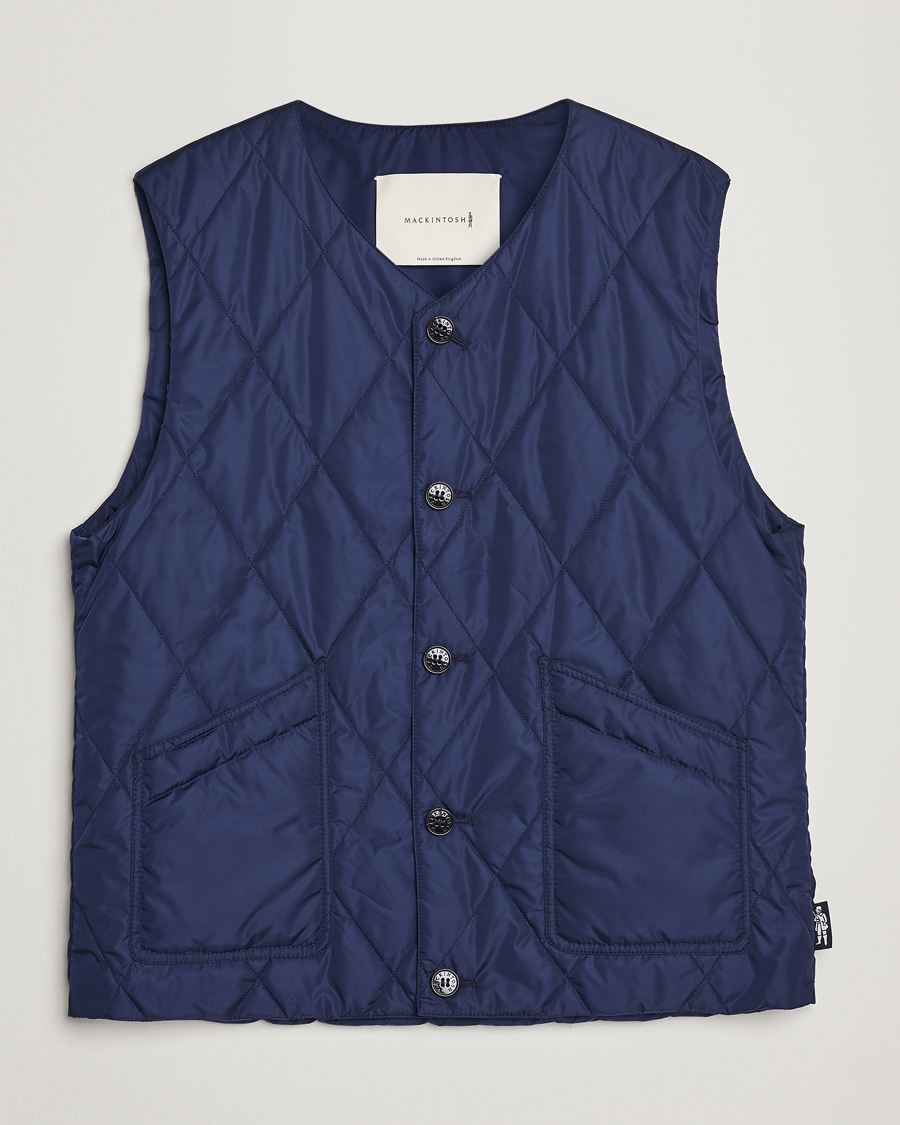 Homme | Gilets | Mackintosh | Hig Quilted Liner Blue