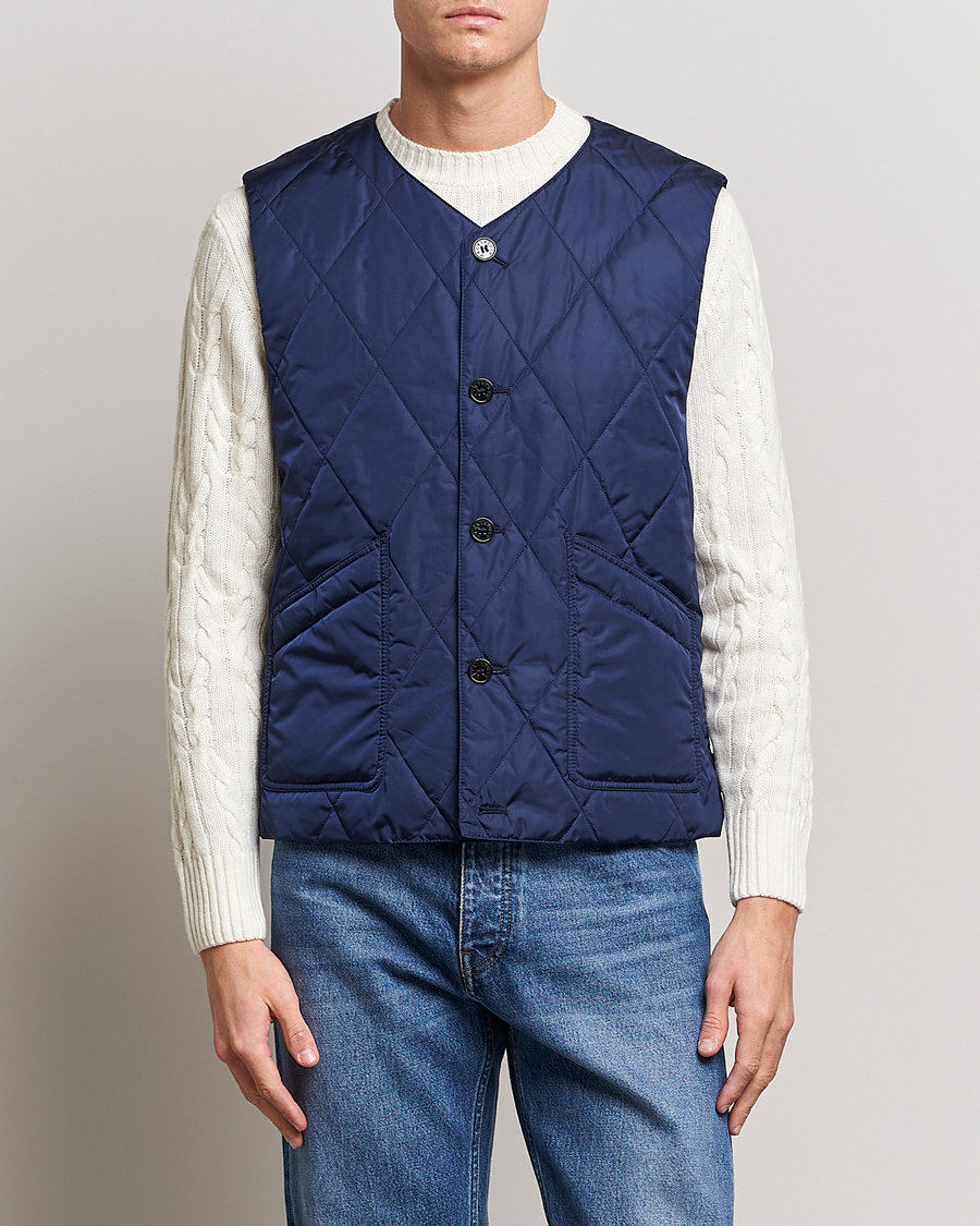 Homme | Gilets | Mackintosh | Hig Quilted Liner Blue
