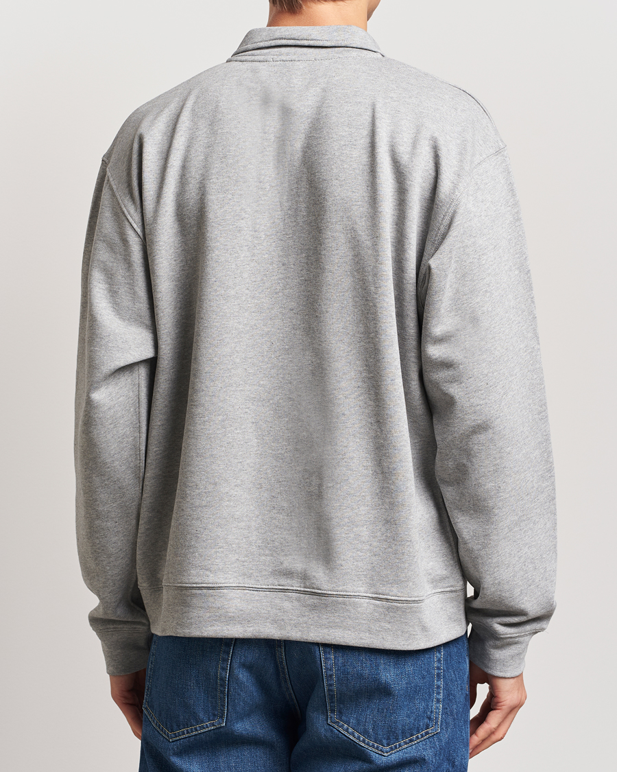 Homme | Pulls Et Tricots | Mackintosh | Dandyman Zip Sweat Grey Melange