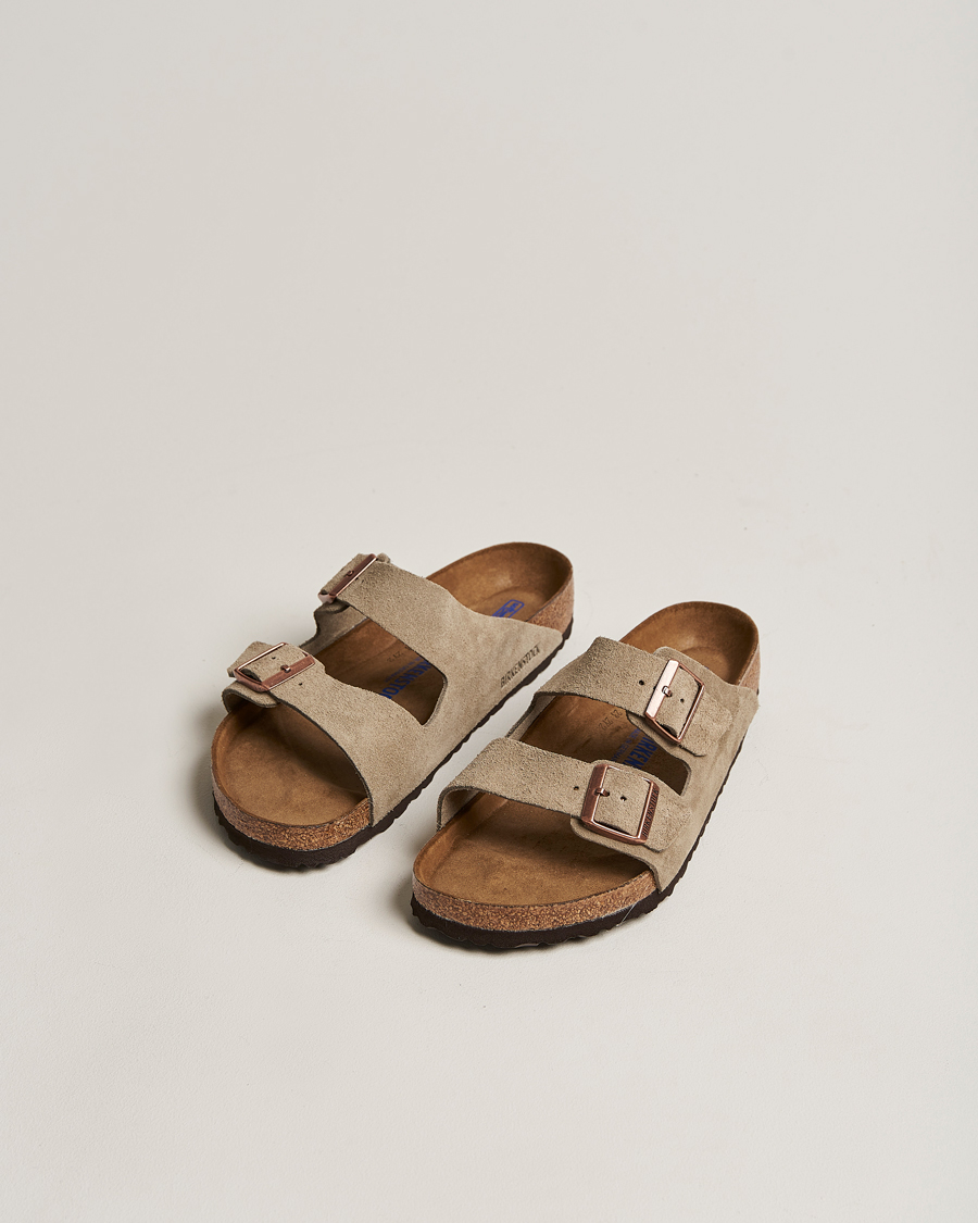 Homme | Chaussures | BIRKENSTOCK | Arizona Soft Footbed Taupe Suede