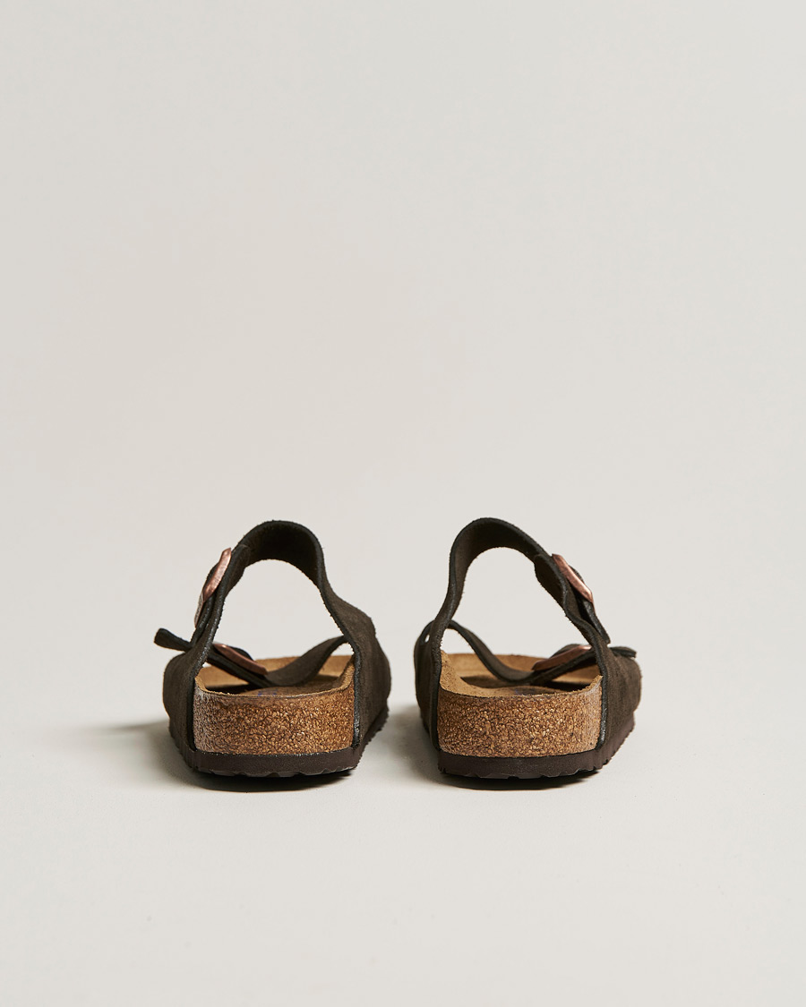 Homme | Sandales Et Mules | BIRKENSTOCK | Arizona Soft Footbed Mocha Suede
