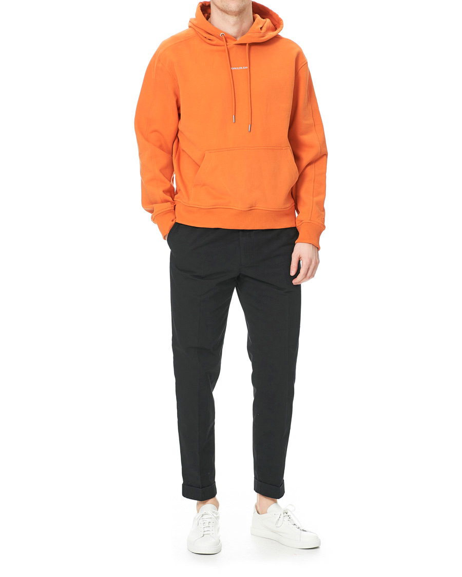Homme | Pulls Et Tricots | Calvin Klein Jeans | Micro Branding Hoodie Rusty Orange