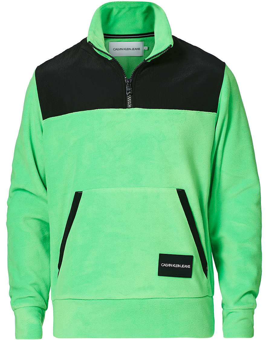 Homme | Pulls Et Tricots | Calvin Klein Jeans | Polar Fleece Half Zip Andean Toucan