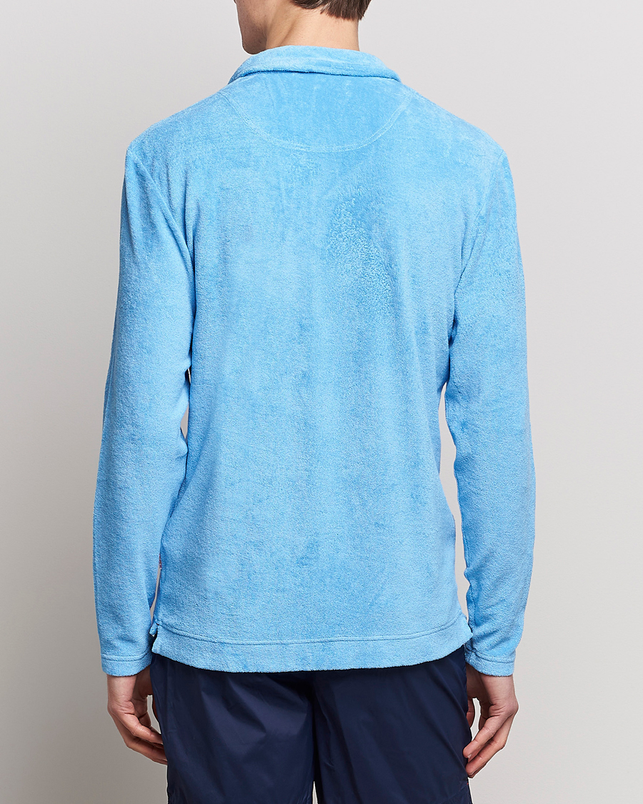 Homme | Pulls Et Tricots | Orlebar Brown | Terry Long Sleeve Polo Riviera