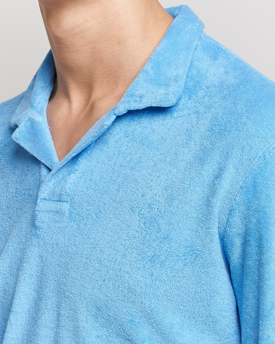 Homme | Pulls Et Tricots | Orlebar Brown | Terry Long Sleeve Polo Riviera