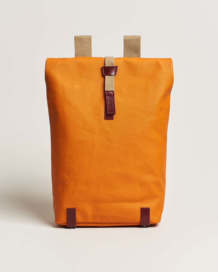 Homme | Sacs | Brooks England | Pickwick Cotton Canvas 26L Backpack Goose Beak/Maroon