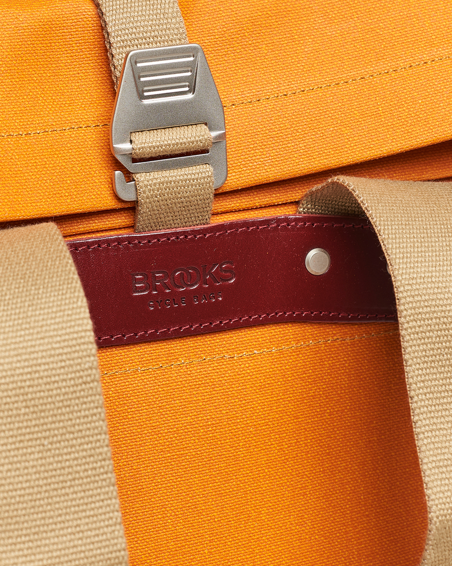 Homme | Sacs | Brooks England | Pickwick Cotton Canvas 26L Backpack Goose Beak/Maroon