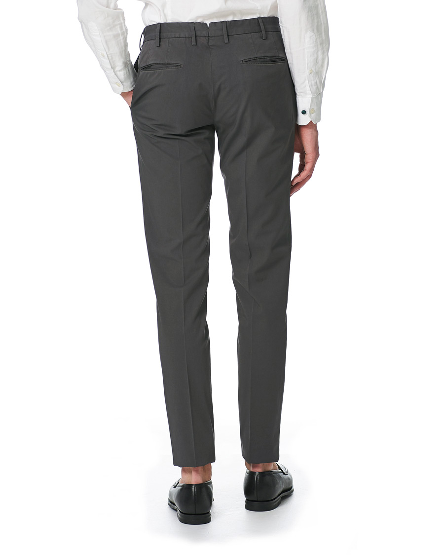 Homme | Pantalons | Incotex | Slim Fit Stretch Chinos Dark Grey