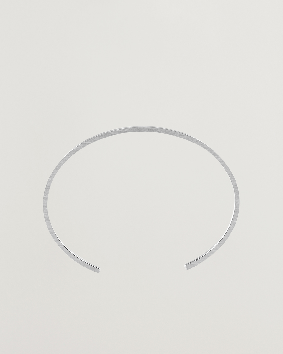 Homme | Bijoux | LE GRAMME | Ribbon Bracelet Brushed Sterling Silver 7g