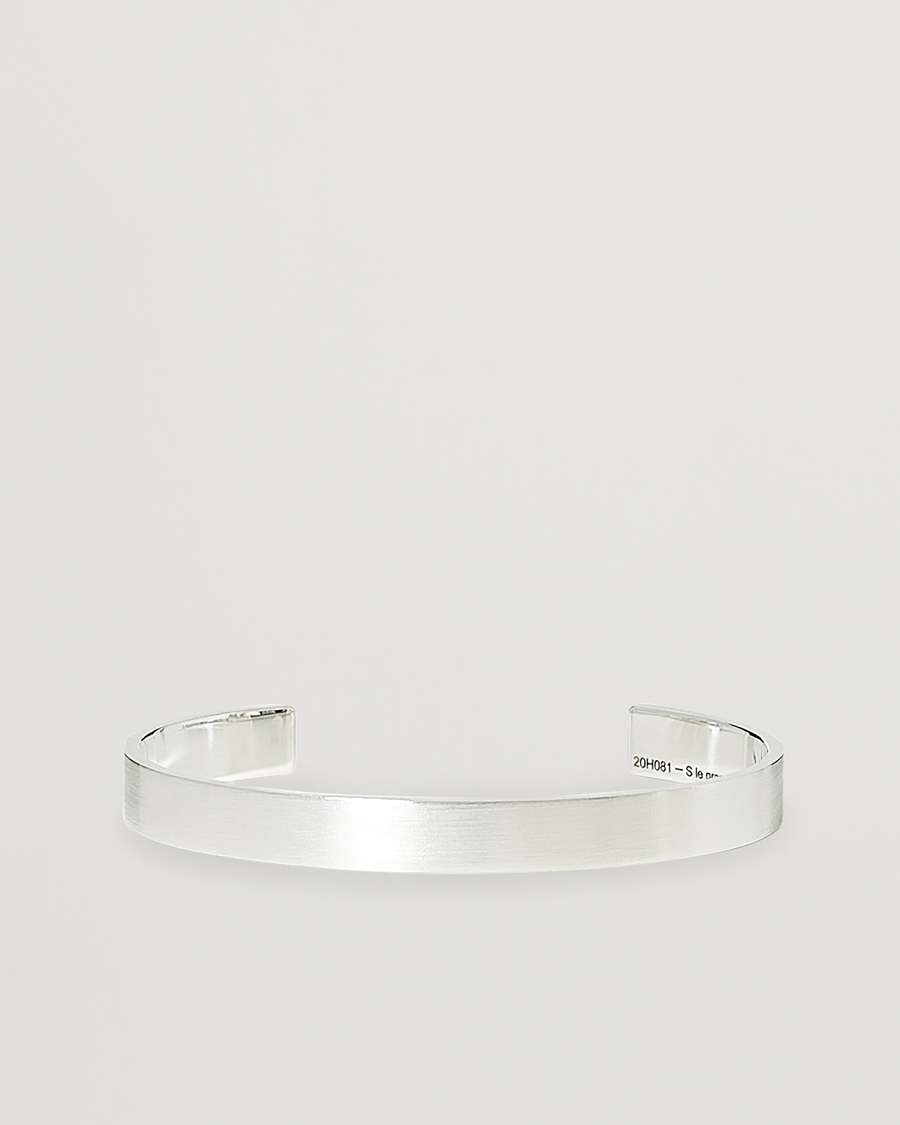 Homme | Bijoux | LE GRAMME | Ribbon Bracelet Brushed Sterling Silver 21g
