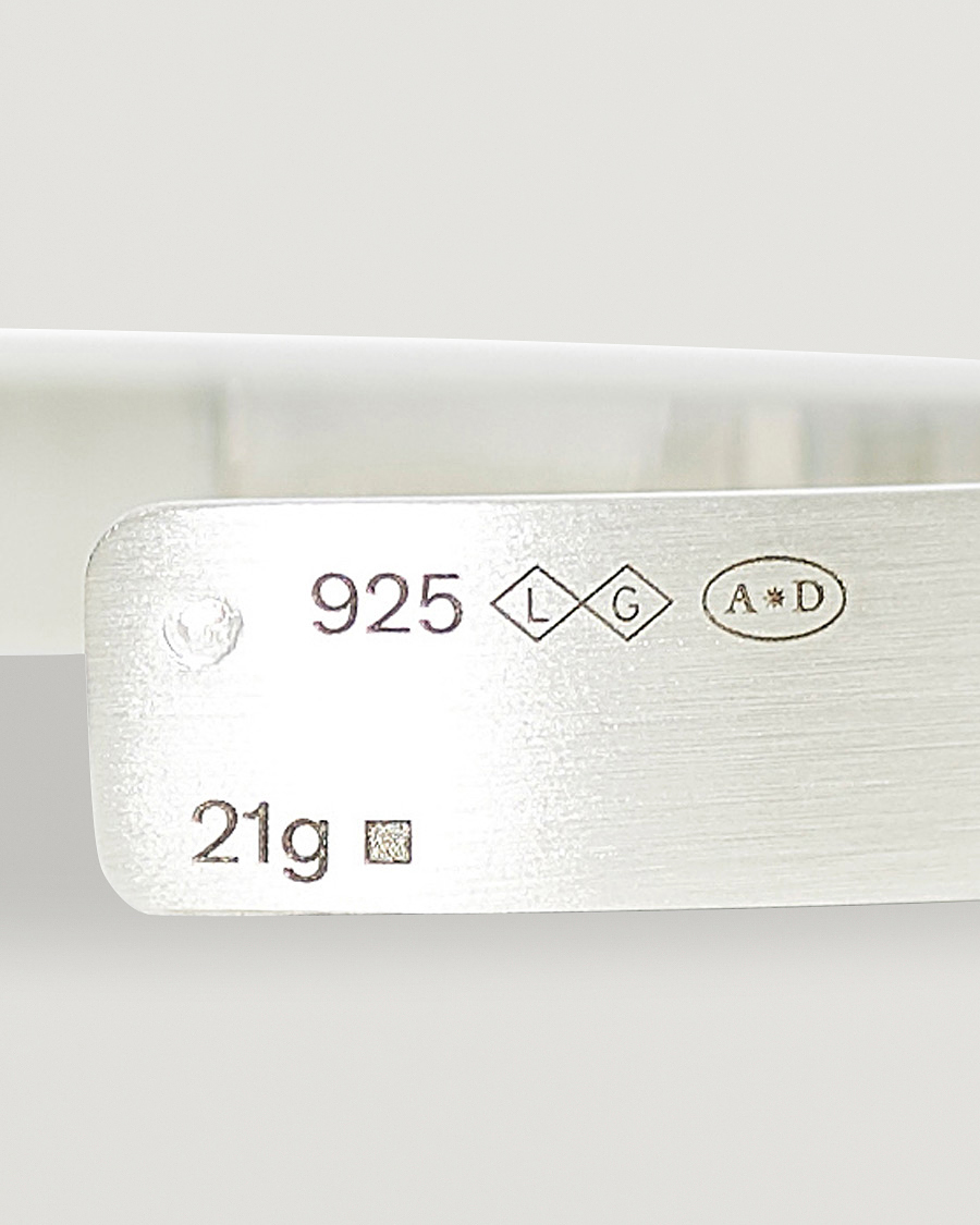 Homme | Bijoux | LE GRAMME | Ribbon Bracelet Brushed Sterling Silver 21g