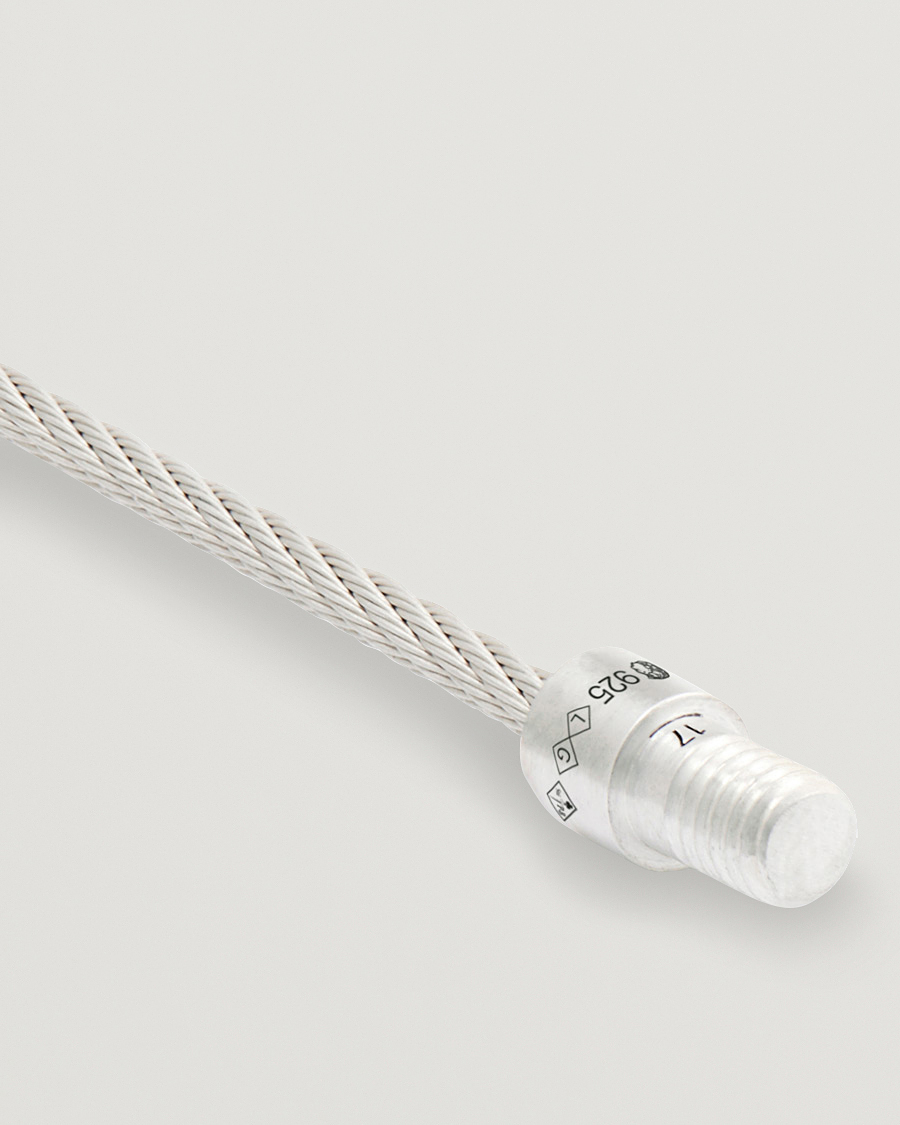 Homme | Bijoux | LE GRAMME | Cable Bracelet Brushed Sterling Silver 9g