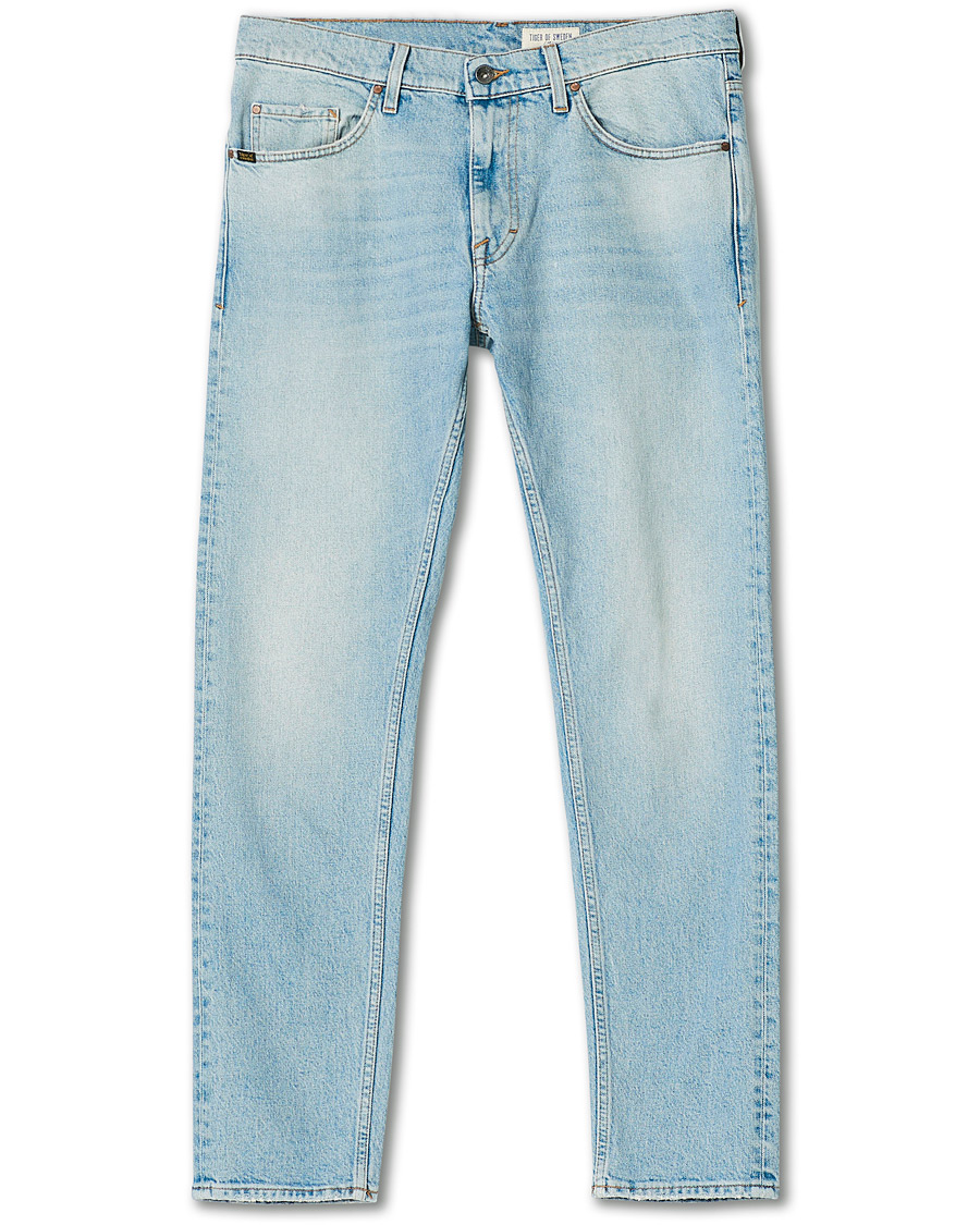 Homme | Jeans | Tiger of Sweden Jeans | Pistolero Comfort Stretch Craze Jeans Light Blue
