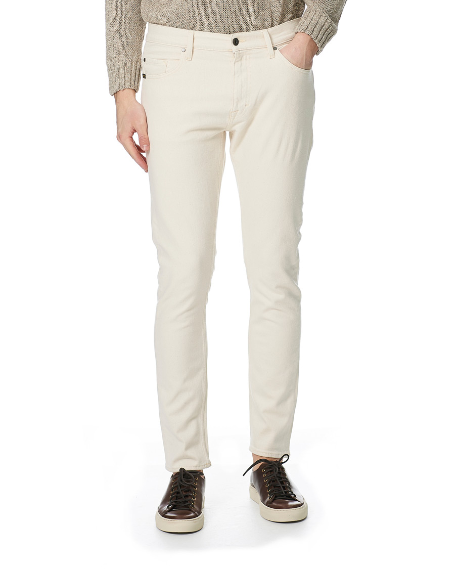 Homme | Jeans | Tiger of Sweden Jeans | Pistolero Comfort Stretch Discovery Jeans Ecru
