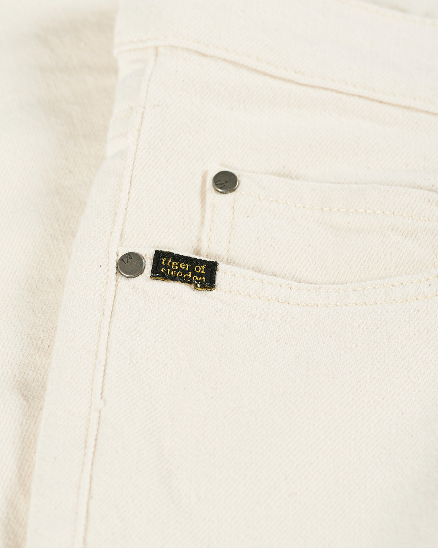 Homme | Jeans | Tiger of Sweden Jeans | Pistolero Comfort Stretch Discovery Jeans Ecru