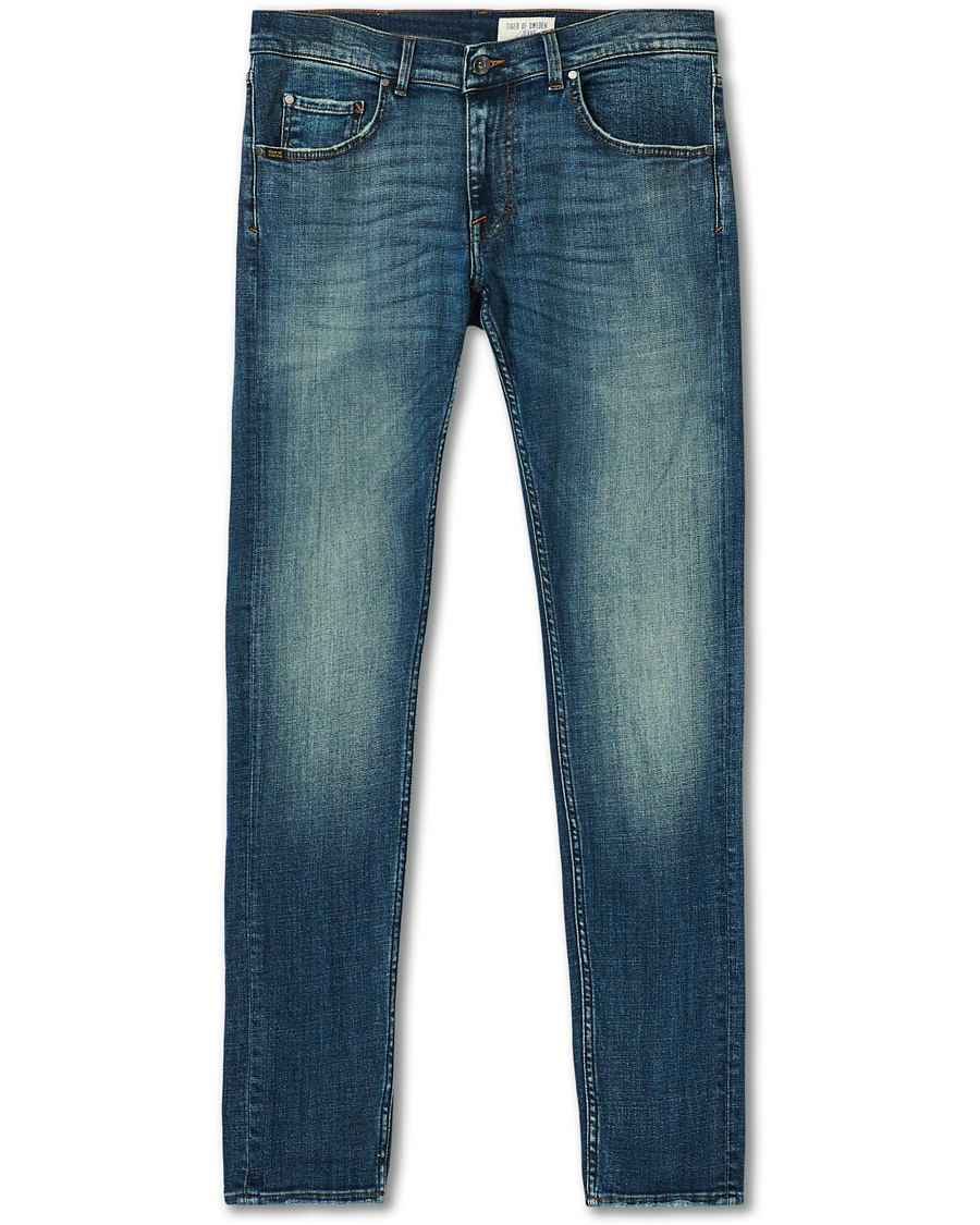 Homme | Jeans | Tiger of Sweden Jeans | Slim Super Stretch Ideal Jeans Medium Blue