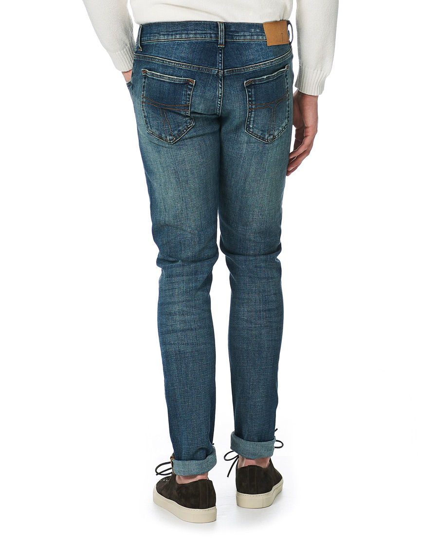Homme | Jeans | Tiger of Sweden Jeans | Slim Super Stretch Ideal Jeans Medium Blue