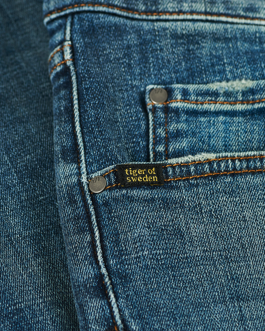 Homme | Jeans | Tiger of Sweden Jeans | Slim Super Stretch Ideal Jeans Medium Blue