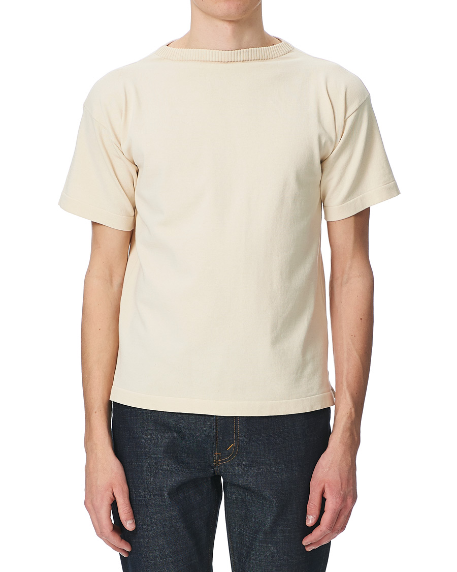 Homme | T-shirts | Andersen-Andersen | Boatsman Short Sleeve Tee Off White
