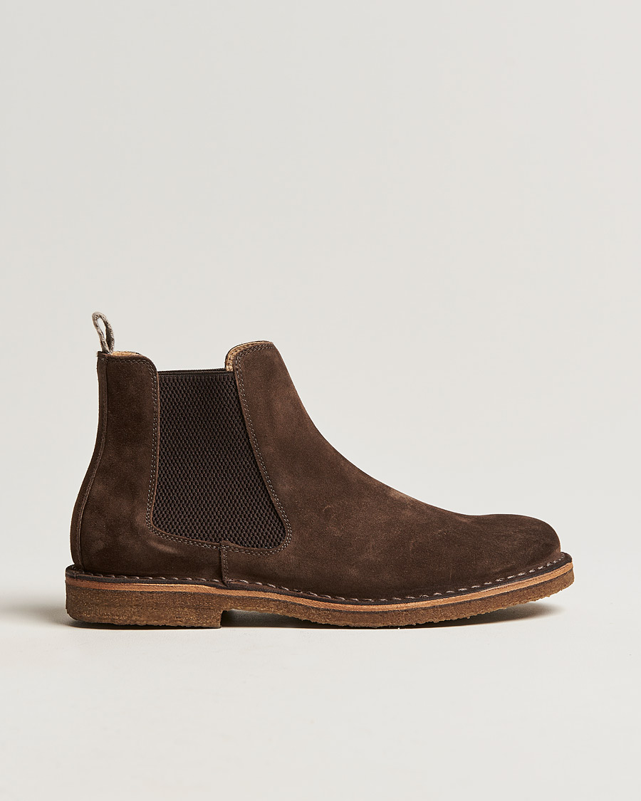 Homme | Bottes | Astorflex | Bitflex Chelsea Boot Dark Brown Suede