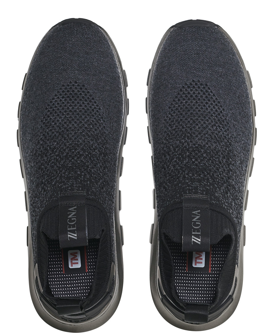 Homme | Z Zegna Techmerino Sock Sneaker Dark Blue | Z Zegna | Techmerino Sock Sneaker Dark Blue