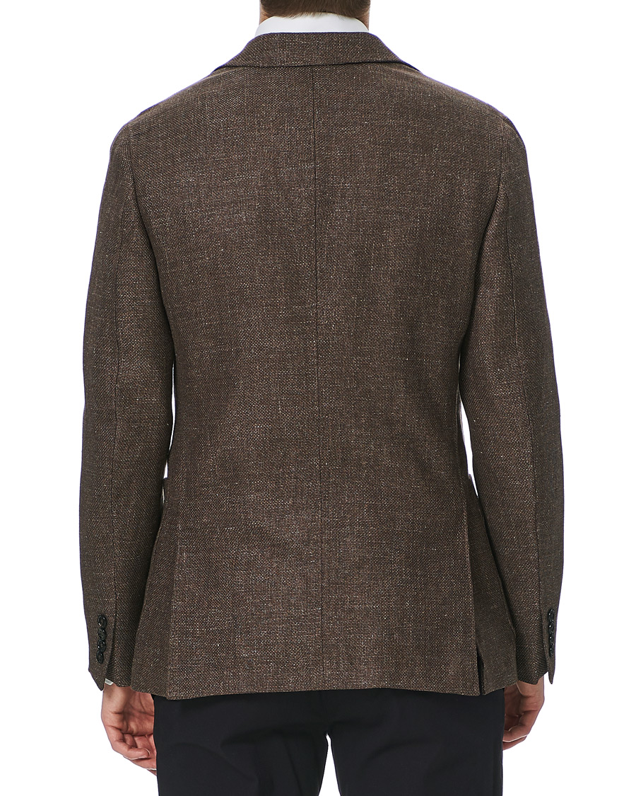 Homme | Blazers | Ermenegildo Zegna | Unconstructed Linen Blazer Brown