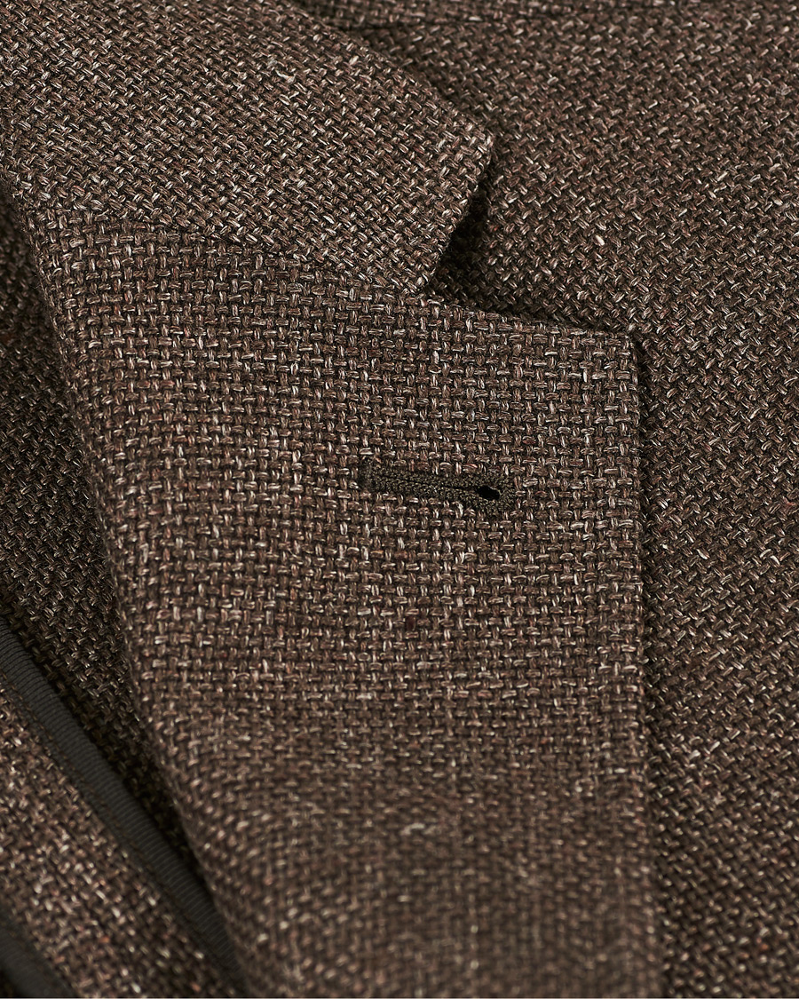 Homme | Blazers | Ermenegildo Zegna | Unconstructed Linen Blazer Brown