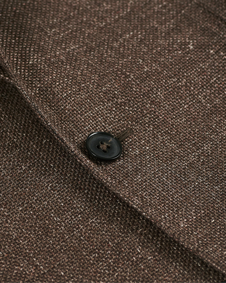 Homme | Blazers | Ermenegildo Zegna | Unconstructed Linen Blazer Brown