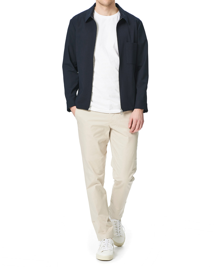 Homme | Pantalons | J.Lindeberg | Chaze Super Satin Strech Chinos Sand Grey