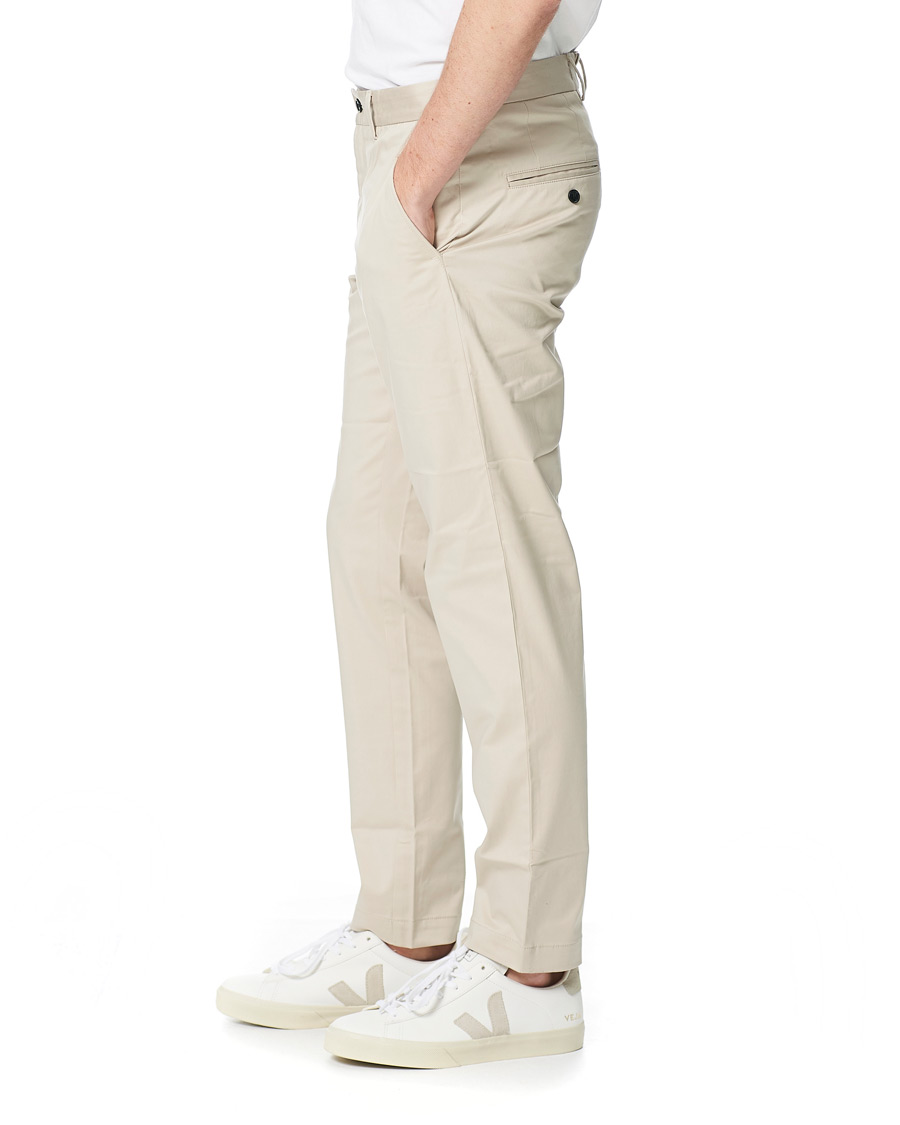 Homme | Pantalons | J.Lindeberg | Chaze Super Satin Strech Chinos Sand Grey