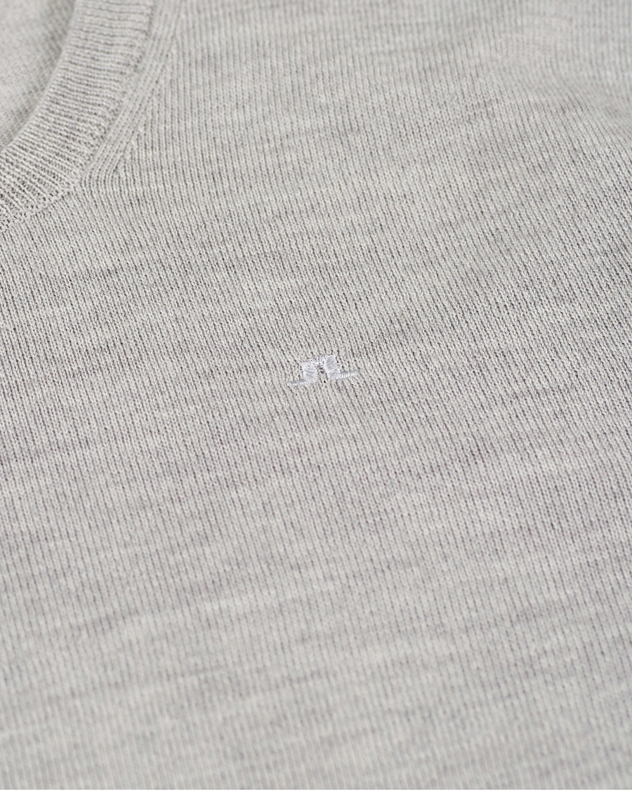 Homme | Pulls Et Tricots | J.Lindeberg | Newman Merino Crew Neck Pullover Stone Grey Melange