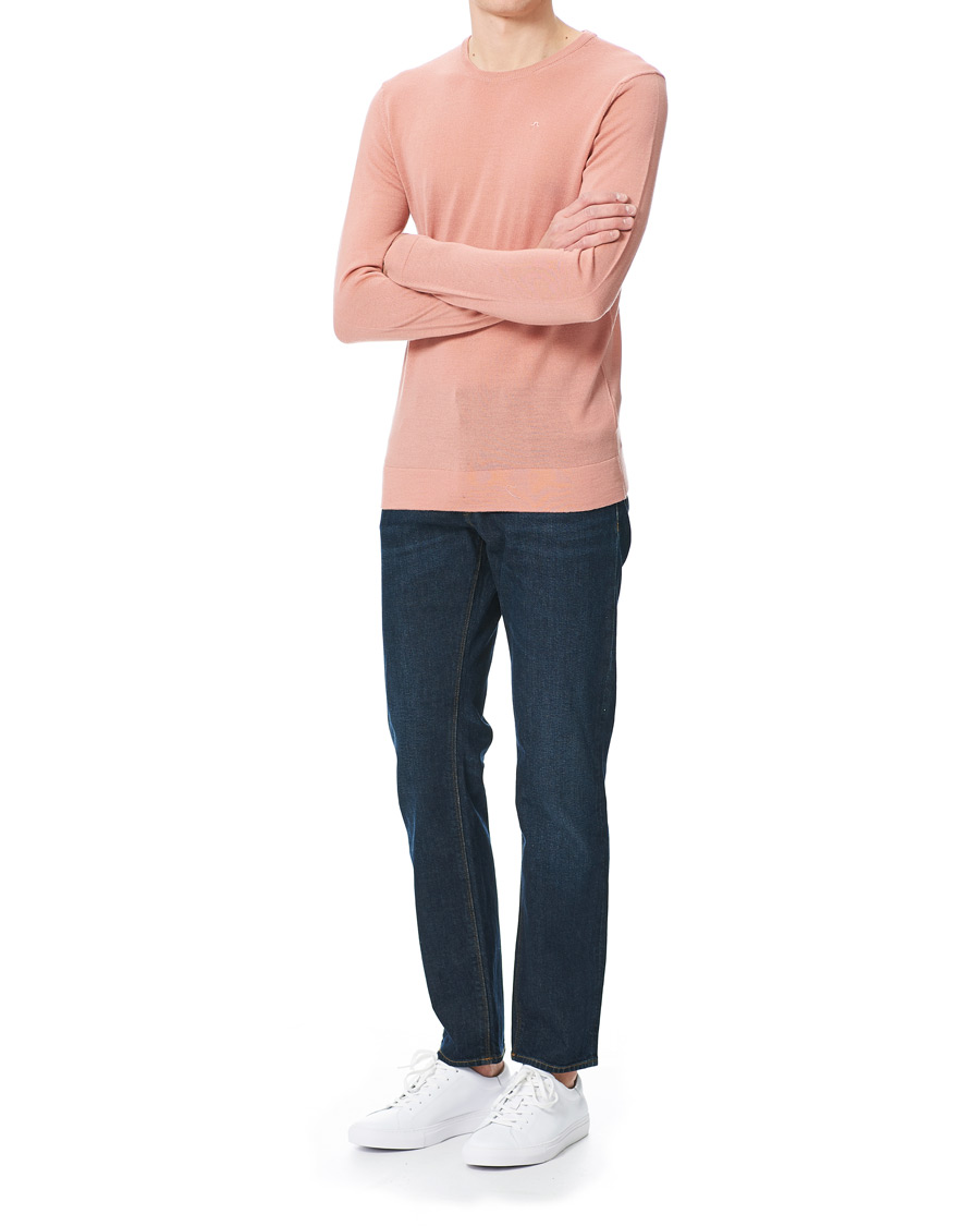 Homme | Pulls Et Tricots | J.Lindeberg | Newman Merino Crew Neck Pullover Rose Coppar