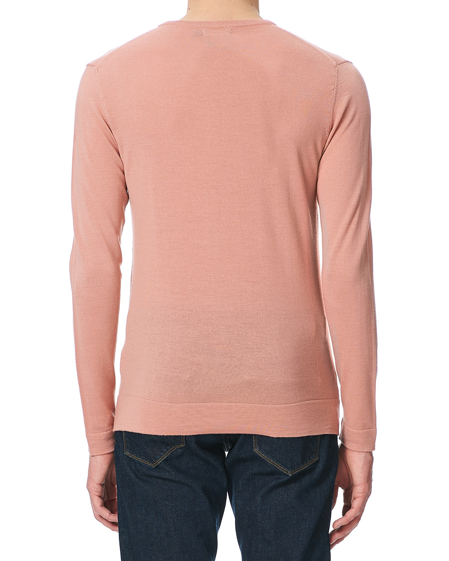 Homme | Pulls Et Tricots | J.Lindeberg | Newman Merino Crew Neck Pullover Rose Coppar