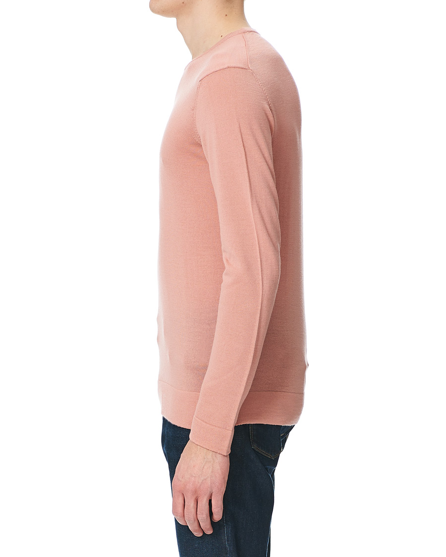 Homme | Pulls Et Tricots | J.Lindeberg | Newman Merino Crew Neck Pullover Rose Coppar