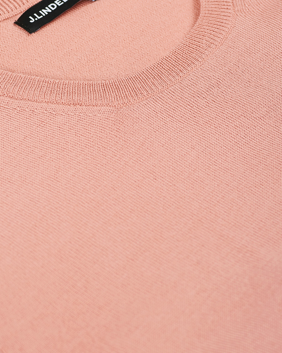 Homme | Pulls Et Tricots | J.Lindeberg | Newman Merino Crew Neck Pullover Rose Coppar