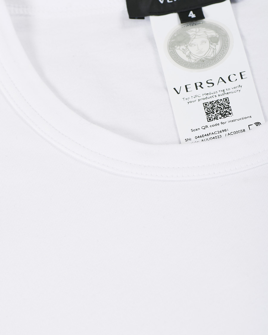 Homme | T-shirts | Versace | Logo Tee White