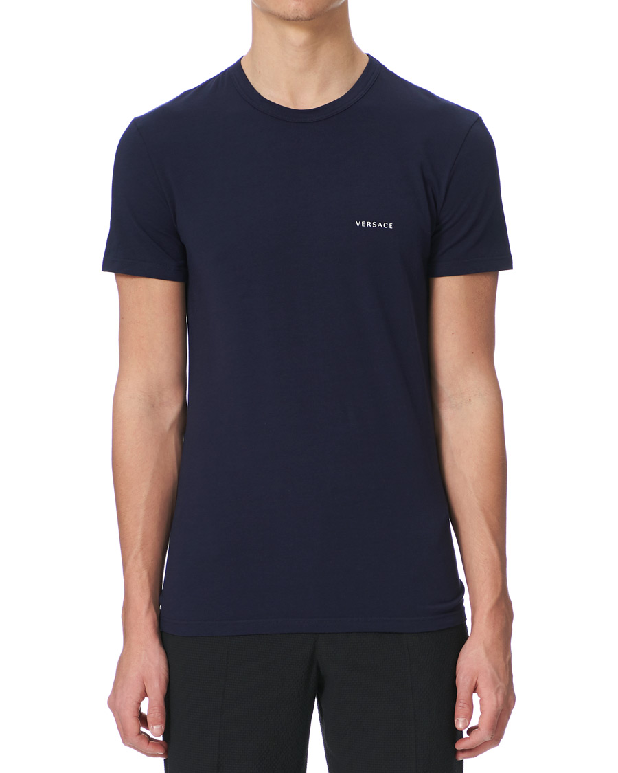 Homme | T-shirts | Versace | Logo Tee Navy