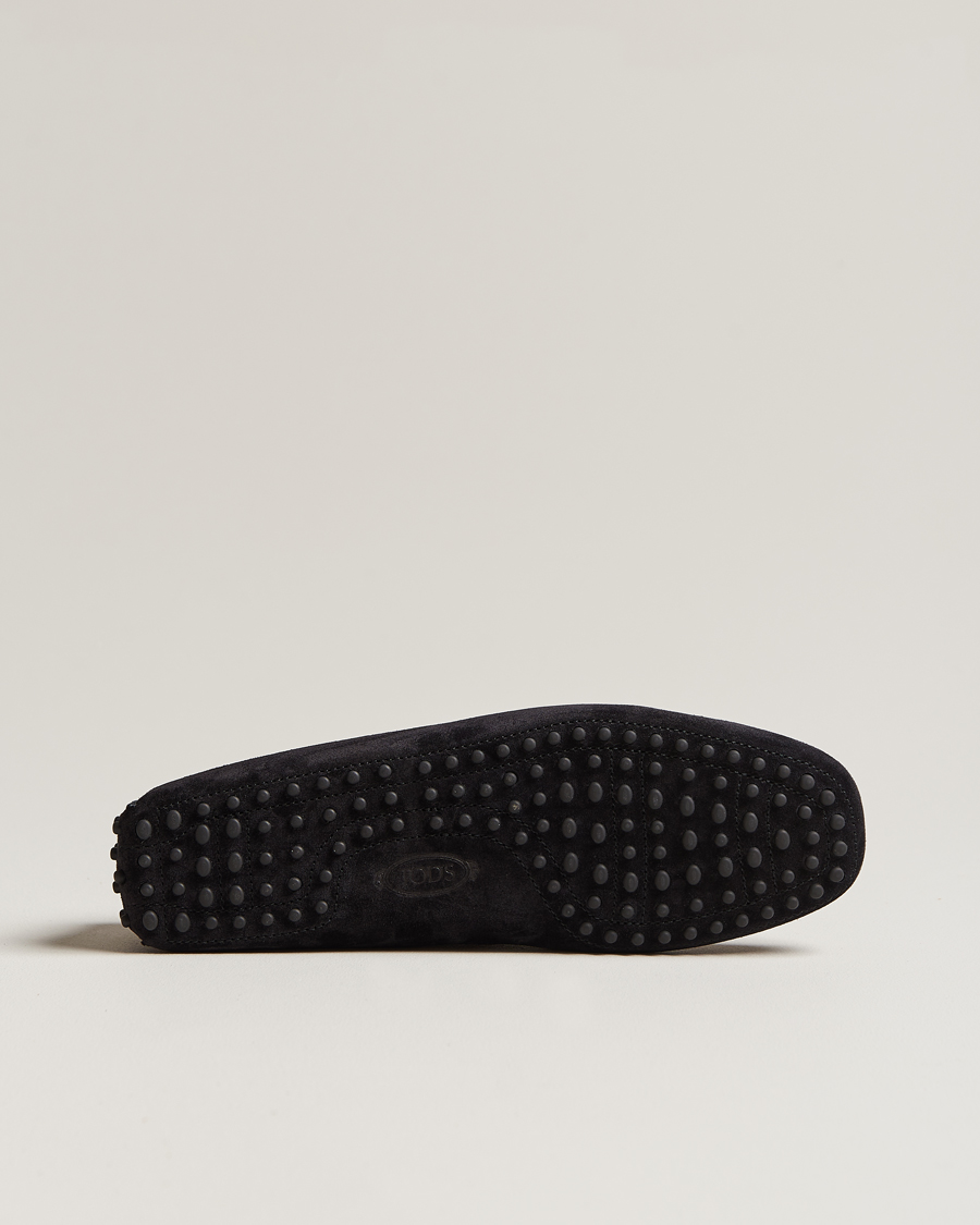 Homme | Tod's Lacetto Gommino Carshoe Black Suede | Tod's | Lacetto Gommino Carshoe Black Suede