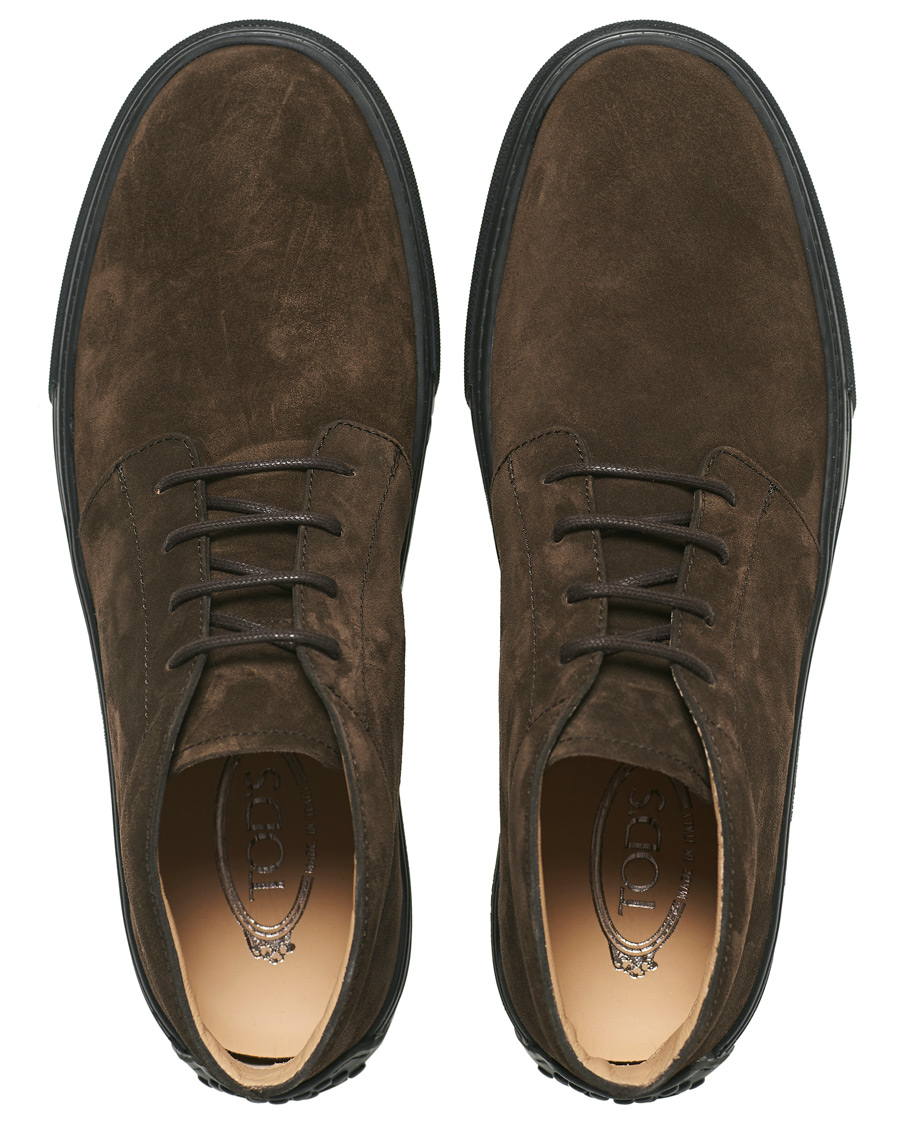 Homme | Tod's Casetta Chukka Boots Dark Brown Suede | Tod's | Casetta Chukka Boots Dark Brown Suede