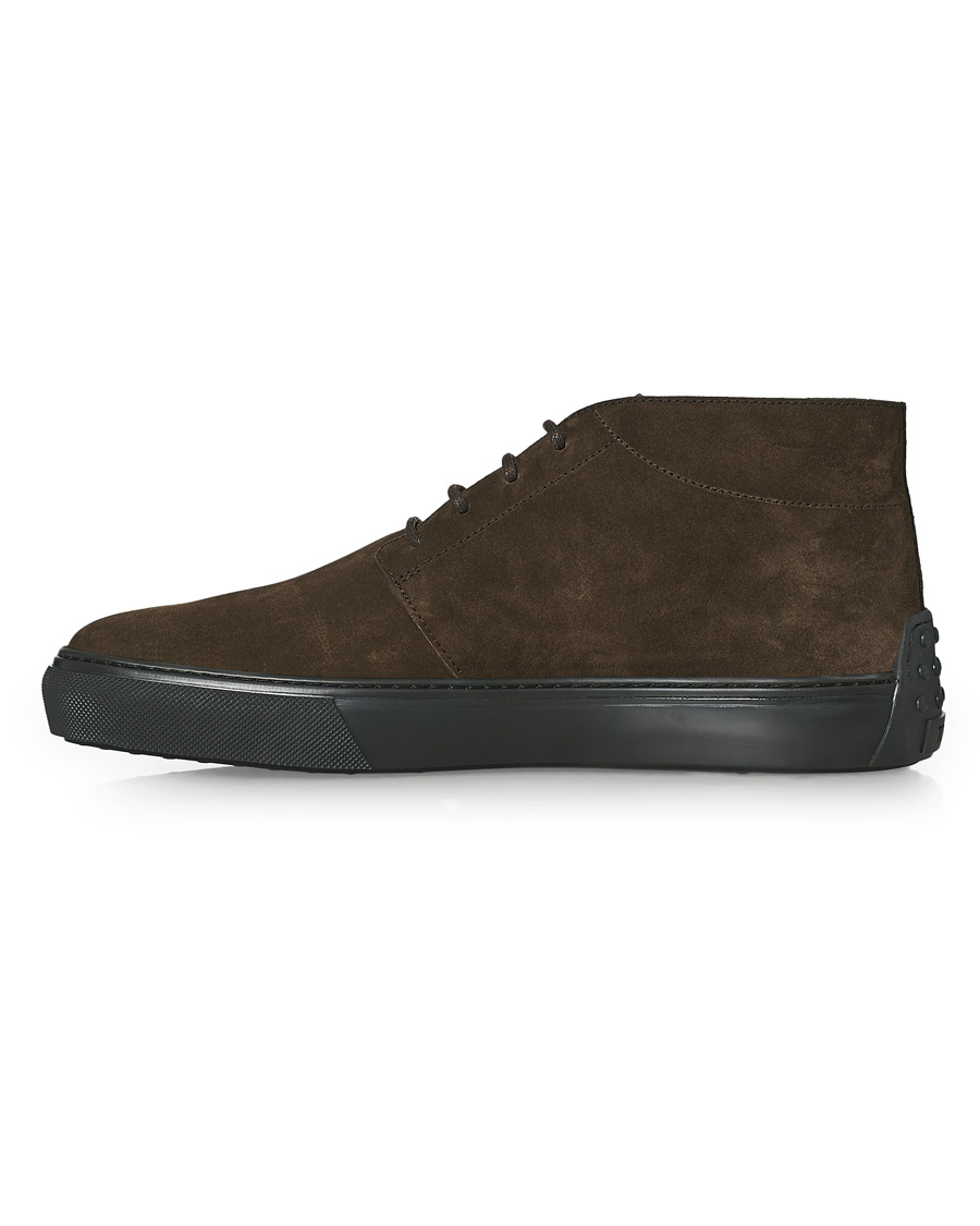 Homme | Tod's Casetta Chukka Boots Dark Brown Suede | Tod's | Casetta Chukka Boots Dark Brown Suede