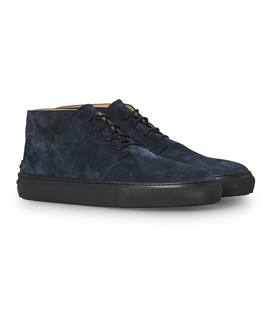 Homme | Tod's Casetta Chukka Boots Navy Suede | Tod's | Casetta Chukka Boots Navy Suede