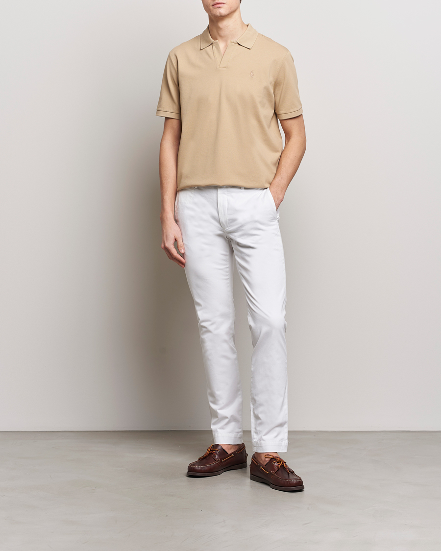 Homme | Pantalons | Polo Ralph Lauren | Slim Fit Stretch Chinos White