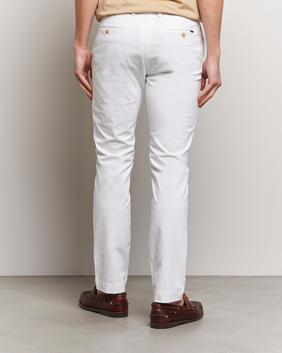 Homme | Pantalons | Polo Ralph Lauren | Slim Fit Stretch Chinos White